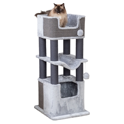 Trixie Krabpaal Lucano XXL 58x48x110 cm Lichtgrijs/D donkergrijs