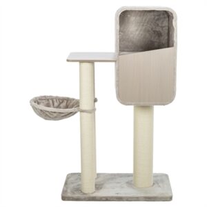 Trixie Krabpaal Marina Grijs 78x45x132 cm met schuilplaats