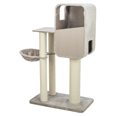 Trixie Krabpaal Marina Grijs 78x45x132 cm met schuilplaats