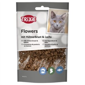 Trixie Flowers Met Kippenborst En Zalm 50 GR