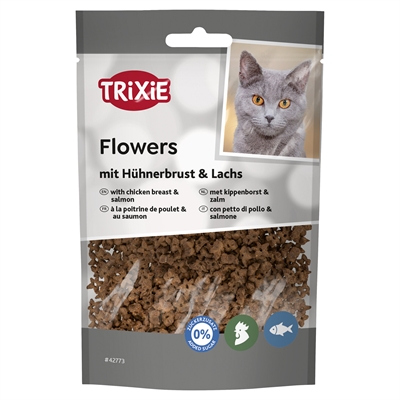 Trixie Flowers Met Kippenborst En Zalm 50 GR