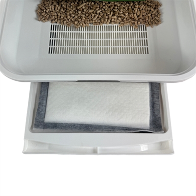 Easypets Houtkorrel Kattenbak 54x45x43 cm