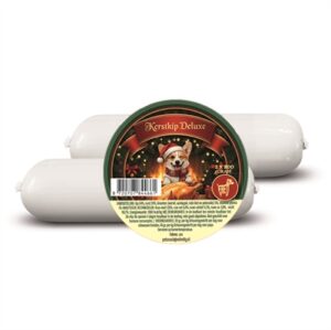 Freds Kerstkip Deluxe Worst 2x200 GR voor honden