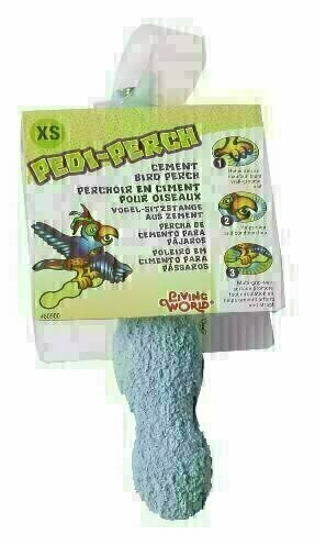 Living World Stenen Zitstok Met Klem 12 CM