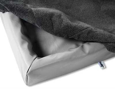 Bia Bed Fleece Hoes Hondenmand Grijs Bia-2 60x50x12,5 CM