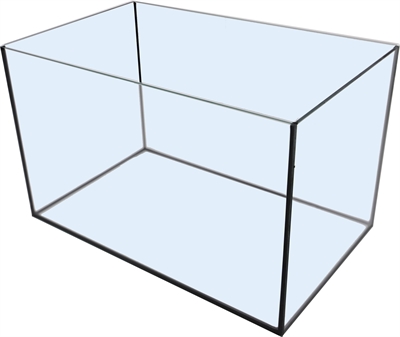 Aquarium Met Zwarte Kit 45x28x28 CM