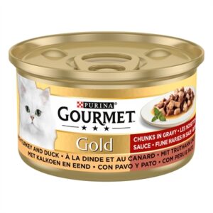 Gourmet Gold Fijne Hapjes Kalkoen / Eend 24x85 GR