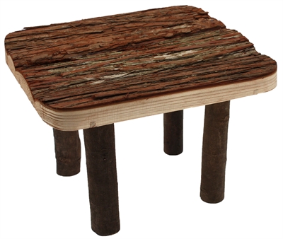 Happy Pet Raw Wooden Platform 25x30x18 CM