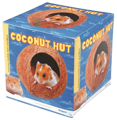 Happy Pet Coconut Hut 12x11x11 CM