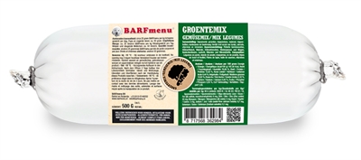 Barfmenu Groentemix Hondenvoer 500 GR