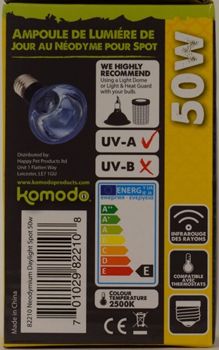 Komodo Neodymium Daglicht Lamp Es 50 Watt