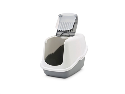 Savic Kattenbak Nestor Grijs / Wit 56x39x38,5 CM