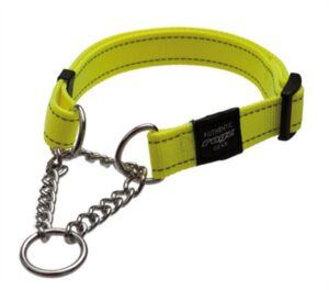 Rogz For Dogs Fanbelt Halfslip Halsband Geel 20mm 34-56 cm