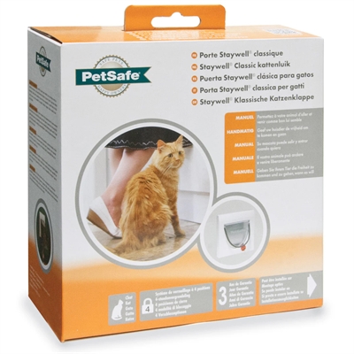 Petsafe Kattenluik 917 met Tunnel Wit