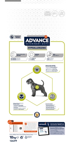 Advance Veterinary Diet Dog Hypoallergenic 10 KG droogvoer