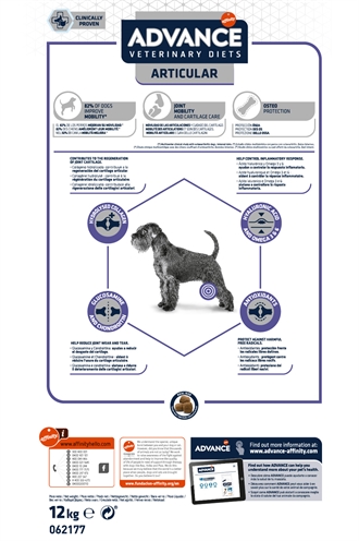 Advance Veterinary Diet Dog Articular Gewrichten 12 KG