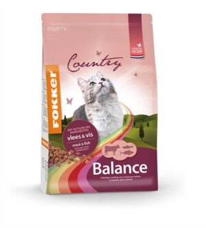 Fokker Kat Country Balance Vlees & Vis 10 KG