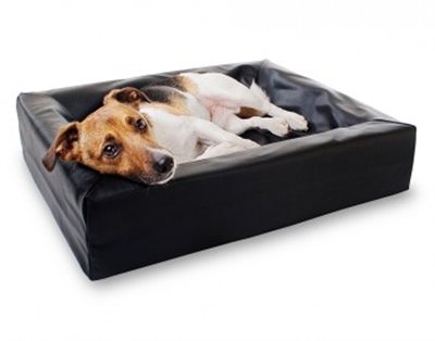 Bia Hondenmand Orthopedisch Zwart 70x60x15 cm — Comfortabel bed voor je hond