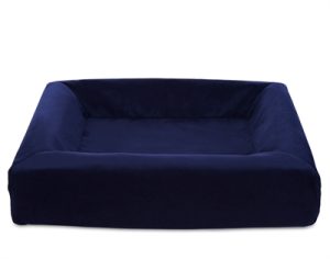 Bia Fluwelen Hoes Hondenmand Navy 60x50x12,5 CM