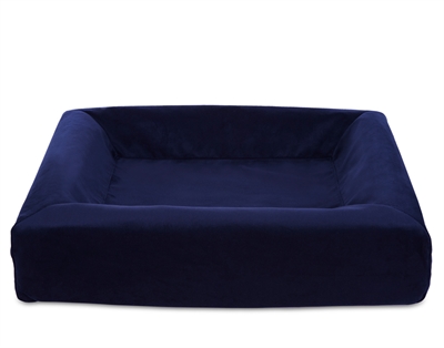 Bia Bed Royal Fluweel Hoes Hondenmand Navy Bia-2 60x50x12,5 CM