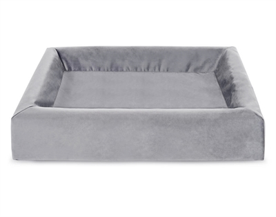 Bia Bed Royal Fluweel Hoes Voor Hondenmand Grijs Bia-60 70x60x15 CM