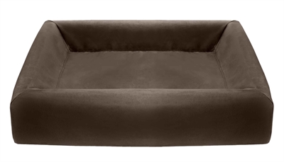 Bia Bed Royal Fluweel Hoes Hondenmand Bruin 85x70x15 CM