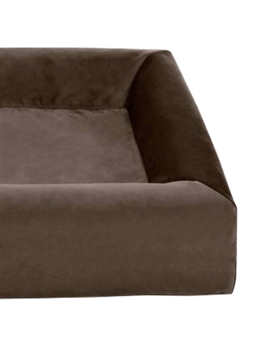 Bia Hondenmand Hoes Fluweel Bruin 85x70x15 cm — Luxe ligplek voor je hond