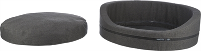 Trixie Hondenmand Citystyle Ovaal Donkergrijs 80x65 cm — Comfortabele rustplek voor jouw hond