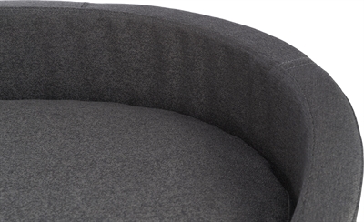 Trixie Hondenmand Citystyle Ovaal Donkergrijs 80x65 cm — Comfortabele rustplek voor jouw hond