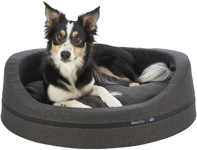 Trixie Hondenmand Citystyle Ovaal Donkergrijs 80x65 cm — Comfortabele rustplek voor jouw hond