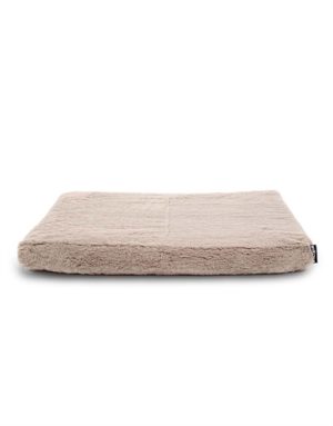 Bia Fleece Hoes Matras Ligbed Taupe 100x80x5 CM