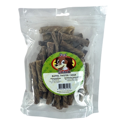 Petsnack Buffel Twist Kauwsnack Small 150 GR