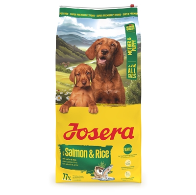 JOSERA All Sizes Mother/Puppy Zalm/Rijst 12,5 KG
