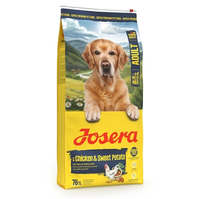 Josera Medium Maxi Adult Kip / Zoete Aardappel 12,5 KG