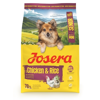 JOSERA Mini Senior Chicken/Rice 3 KG hondenvoer