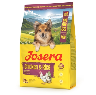 JOSERA Mini Senior Chicken/Rice 3 KG hondenvoer