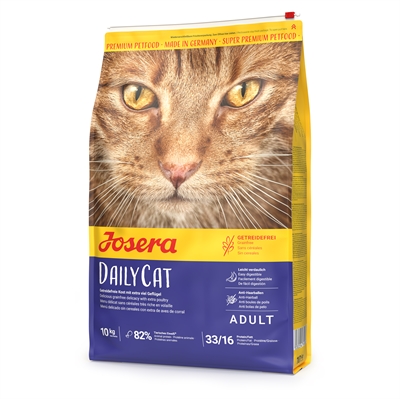 JOSERA Dailycat 10 KG - Graanvrij droogvoer voor katten