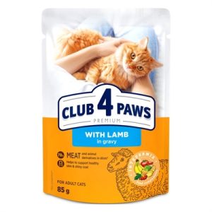 CLUB 4 PAWS Adult Lam In Jus Pouch 24x85 GR