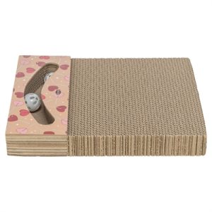 Trixie Krabplank Valentijn Karton 38x30x5 cm met Ballen