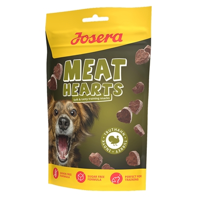 Josera Meat Hearts Kalkoen 70 GR Snacks voor Honden