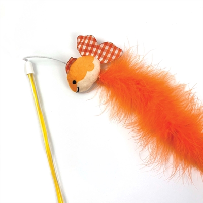 Happy Pet Kattenhengel Goudvis Oranje 40x7,5 cm