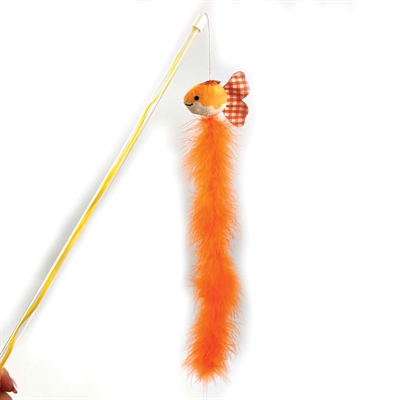 Happy Pet Kattenhengel Goudvis Oranje 40x7,5 cm