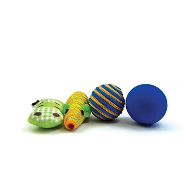 Happy Pet Tabby Patch Rups Speelgoed Multipack 4 ST