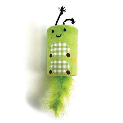 Happy Pet Tabby Patch Rups Ratel Roller Groen 18x7x7 cm