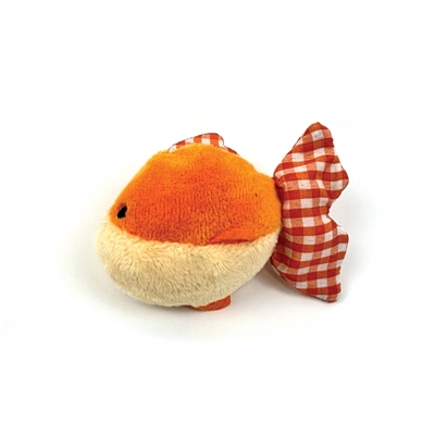 Happy Pet Tabby Patch Shaking Goudvis 10x8x4 cm Kattenspeeltje
