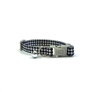 Happy Pet Tabby Patch Halsband Kat Ruit Zwart 18-30x1 cm