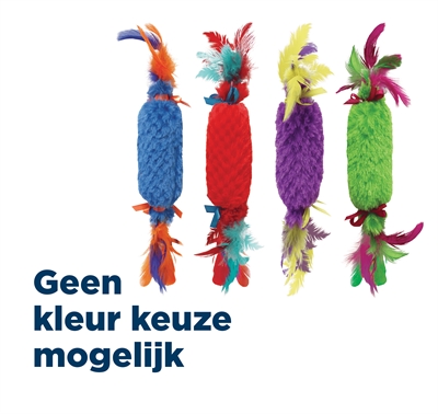 Happy Pet Tabby Patch Katz Kuddler 13,5x5x3,5 cm Assorti