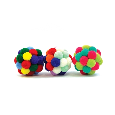 Happy Pet Tabby Patch Pom Pom Bal 4,5 cm Assorti