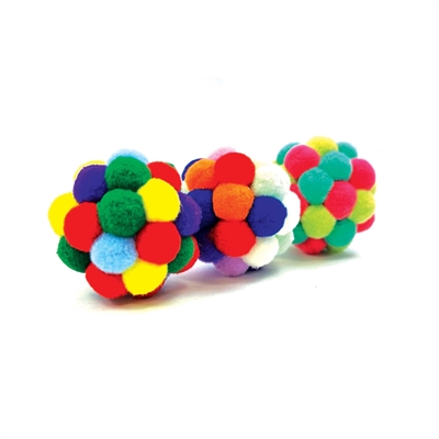 Happy Pet Tabby Patch Pom Pom Bal 4,5 cm Assorti