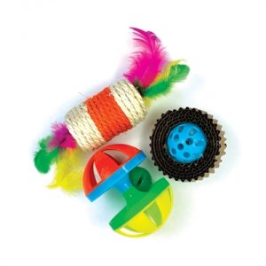 Happy Pet Tabby Patch Ratel/Roller/Krabspeeltje 9x7,5x7 cm